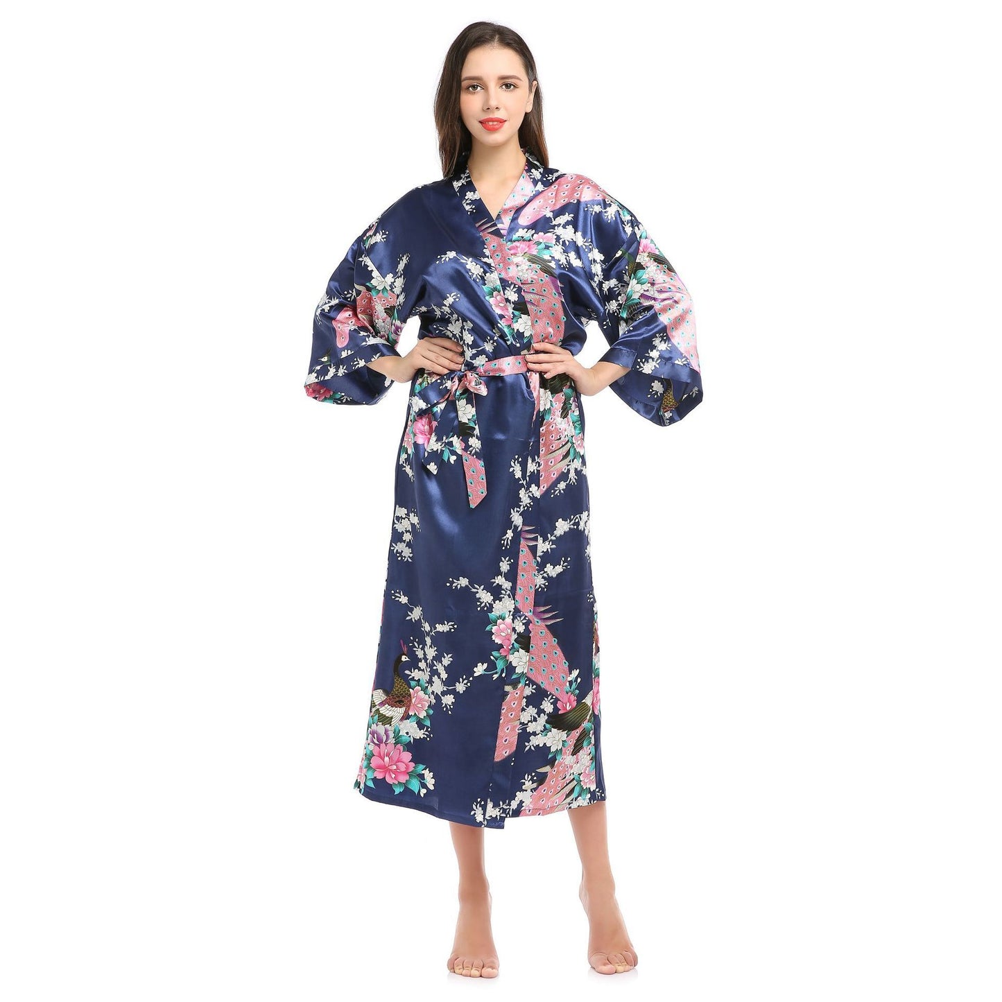Ladies silk pajamas simulation silk pajamas