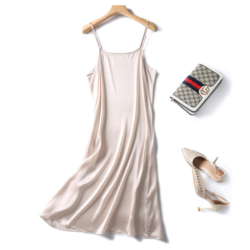 Counter Style Silk Suspender Skirt Pure Silk Nightdress