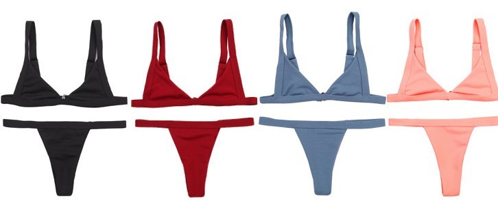 New European and American sexy three-point bikini