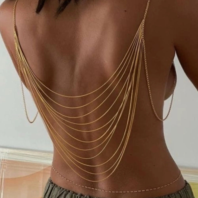 Simple Fashion Multi-layer Body Chains