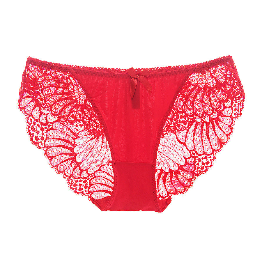 Low-waist ice silk panties