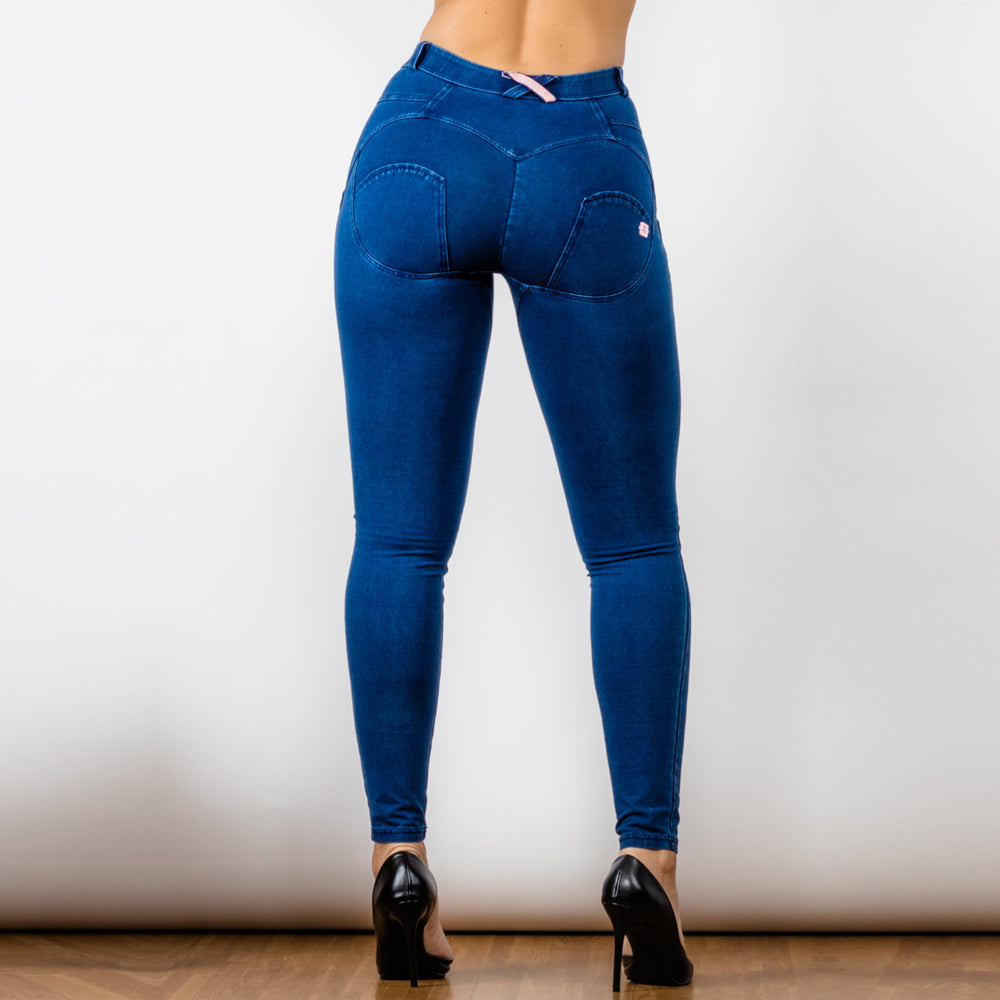 Shascullfites Melody Bum Lift Jeggings Push Up Pants Four Ways Stretchable Super Skinny Leggings