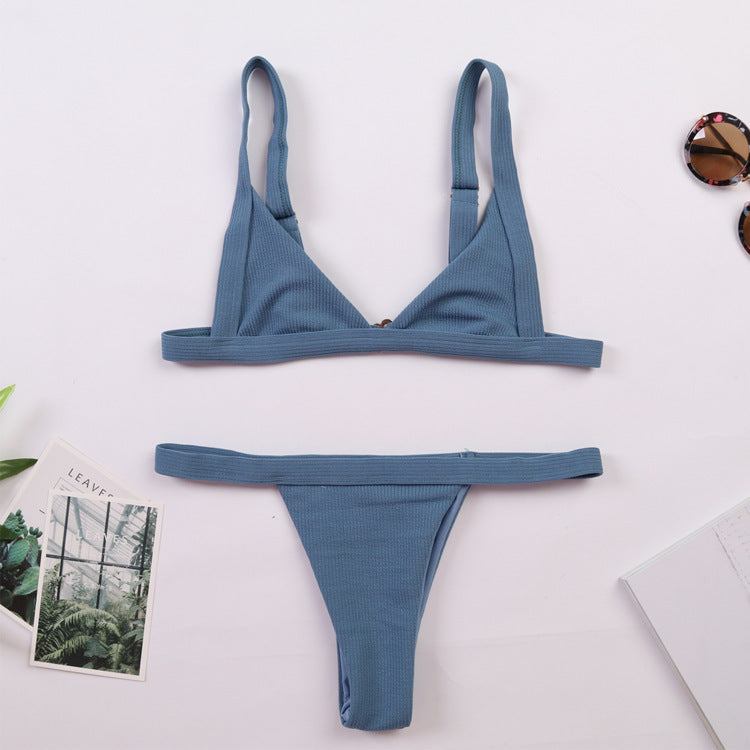 New European and American sexy three-point bikini