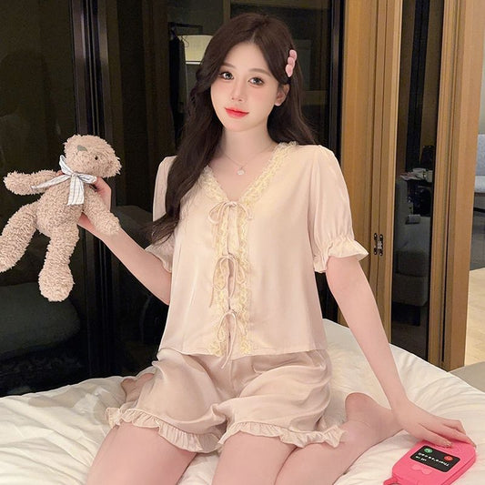 Women's Thin Ice Silk Silk Homewear