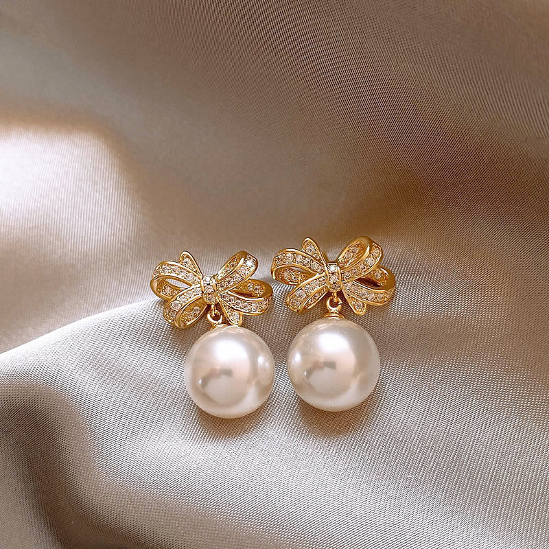 Fashionable All-match Temperament Irregular Pearl Earrings