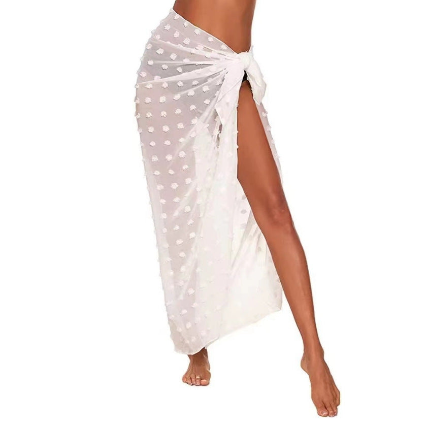 Women's Sarong Swimsuit Blouse Chiffon Long Bikini